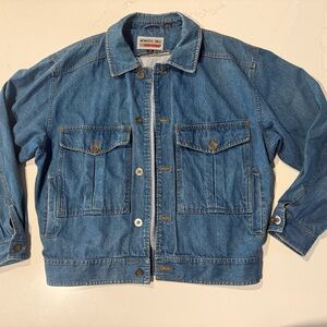 Vintage Members Only denim shirt jacket
